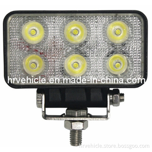 6PCS*3W High Intensity Epsitar LEDs Work Light for Trucks Trailers